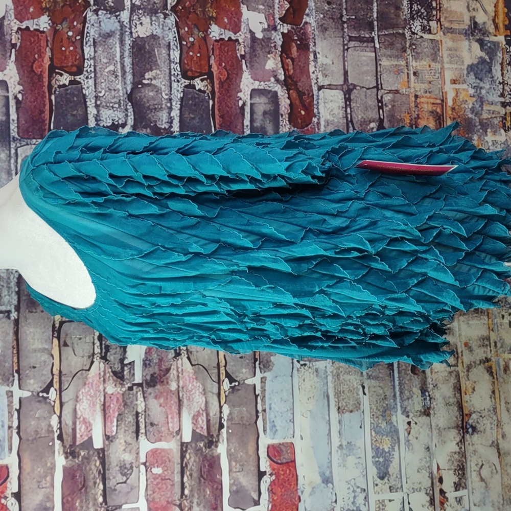 Sunny Leigh Ruffle Mesh Top - Picture 2 of 11